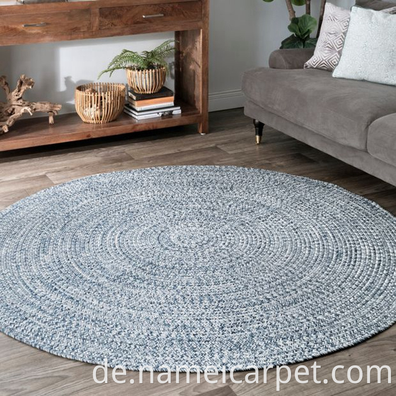 Polypropylene Braided Indoor Outdoor Round Rug Floor Mats 23